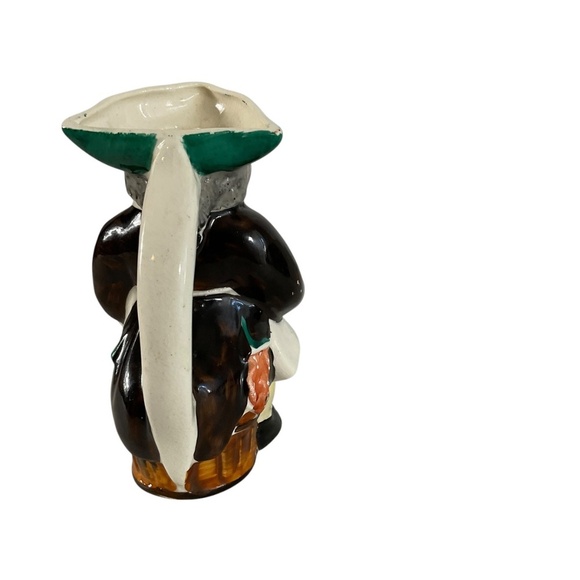 Vintage Toby Mug Pitcher Made in Occupied Japan Hand-Painted Ceramic 5” Tall - Picture 6 of 12